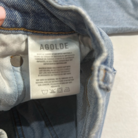 Agolde Women's Blue Jeans - Picture 5 of 8